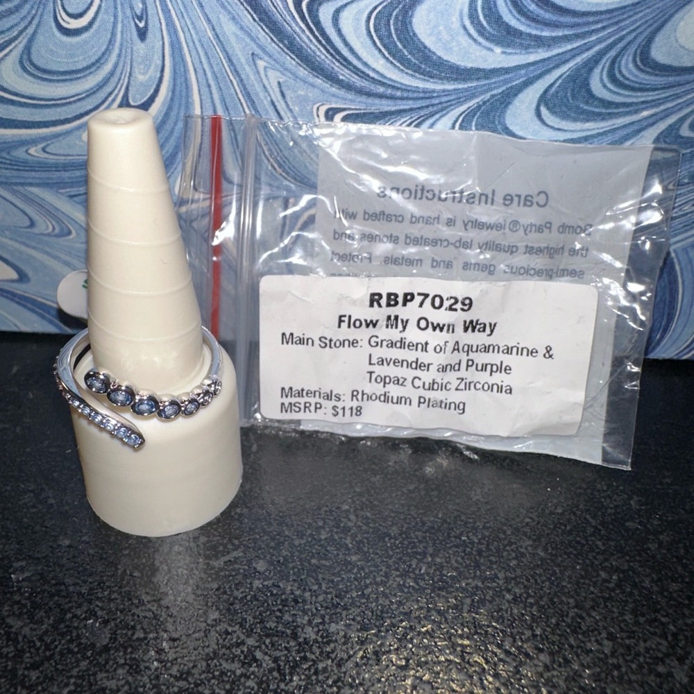 SIZE 8 Bomb Party OG Ring - “Flow My Own Way”